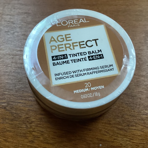 L’Oréal Paris Age Perfect 4-in-1 Tinted Balm 20 Medium 18g/0.63oz  New - Picture 3 of 7